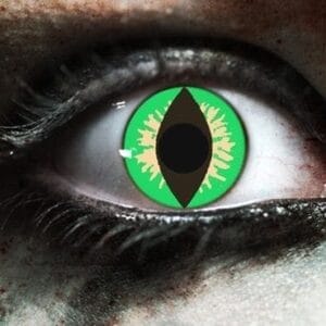 Green Reptile Gothika Contact Lenses