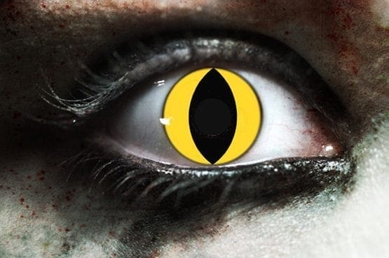 Yellow Cat Gothika Contact Lenses