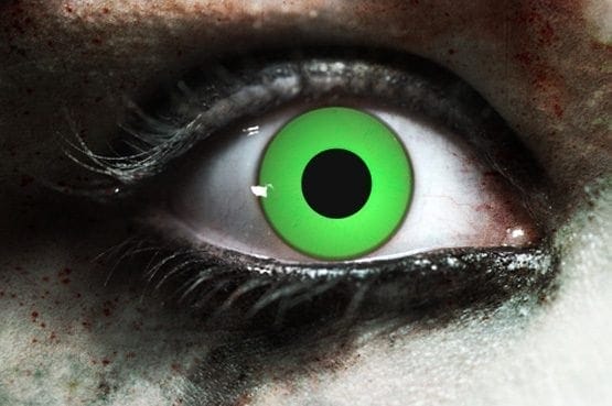 Zombie Green Gothika Contact Lenses