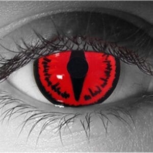 9 Tail Contact Lenses - Pair - Hand Painted FX Lenses