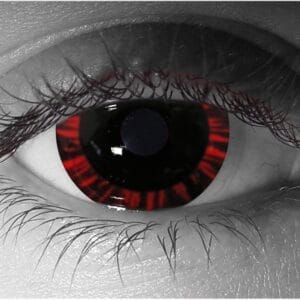 Halo Red Contact Lenses - Pair - Hand Painted FX Lenses