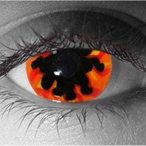 Inferno Contact Lenses - Pair - Hand Painted FX Lenses