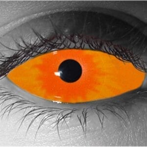 Pumpkinhead Sclera Contact Lenses - Pair - Hand Painted FX Lenses