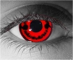 S Uchiha Contact Lenses - Pair - Hand Painted FX Lenses