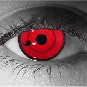 Sharingan 1 Tomoe Contact Lenses - Pair - Hand Painted FX Lenses