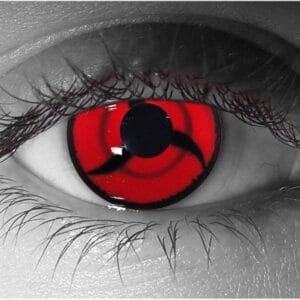 Sharingan 3 Bladed Contact Lenses - Pair - Hand Painted FX Lenses